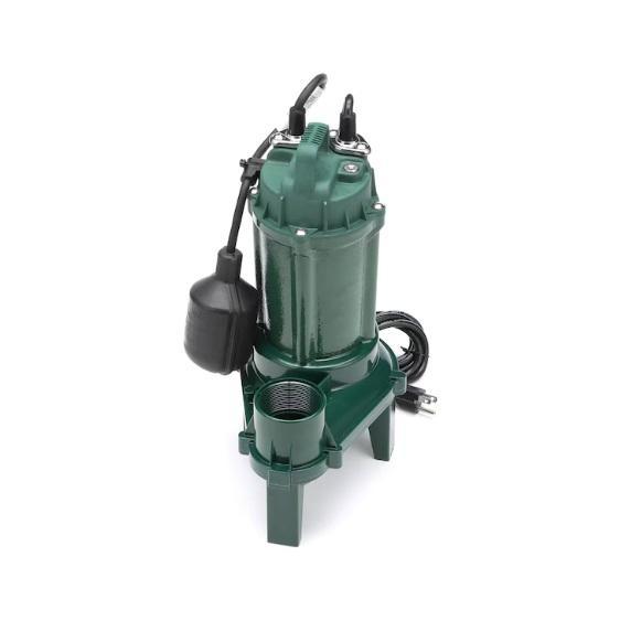 Zoeller 1/3HP 115V 88Gal Cast Iron Sewage Sump Pump, Harbor Breeze Summersville 52in LED Ceiling Fan - MSRP $2,505