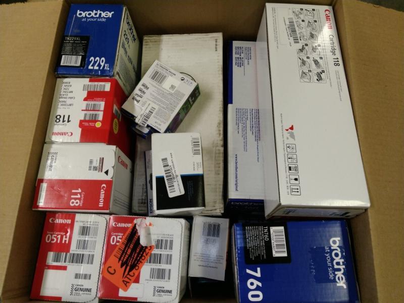 Printer Ink & Toner - Canon, Brother, Lexmark, Epson - MSRP $2,748