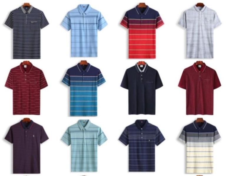 Bulk Lot of 350 Mens Polo Shirts Mixed Styles & Colors MSRP $15,000