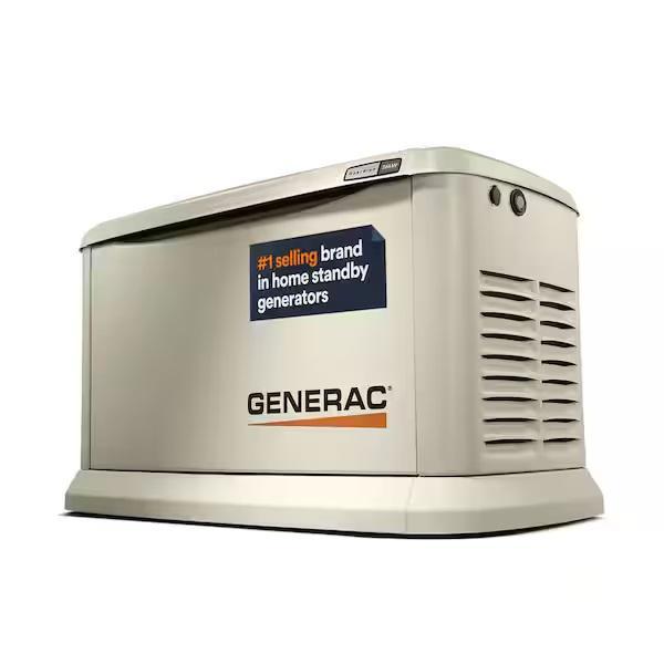 Generac 26,000 Watt - Dual Fuel Air- Cooled Whole House Home Standby Generator - MSRP $6,849
