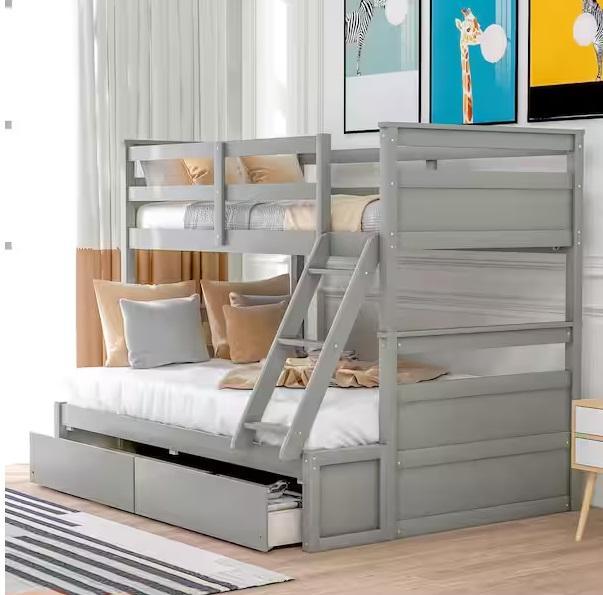 Home Decor - Polibi Twin over Full Bunk Bed, Nexera, TRIBESIGNS WAY TO ORIGIN, GOGEXX, Babo Care - Est Retail $1,601