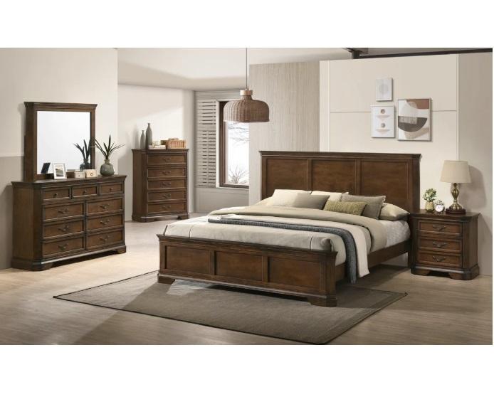 Housewares - Ailany Wood Panel Q Bed/Dresser 37.4" Heffernan Accent Chair Modular Sectional Sofa - MSRP $3,483