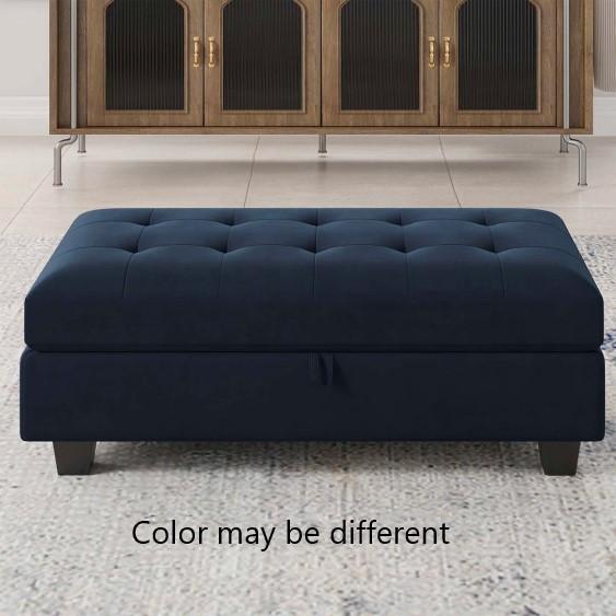 Furniture - Skerl Storage Ottoman, Borna Barstools Set of 2, Breisch Console Table - MSRP $1,688