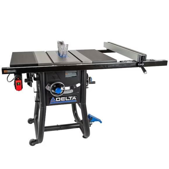 Delta Contractor Table Saw, Thunderbay Power Auger with Bit, Leto Kitchen Faucet - MSRP $2,845