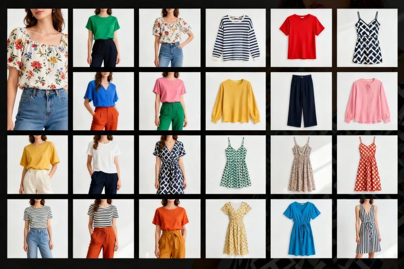 Bulk Lot of 500 Women's Mixed Apparel Clothing