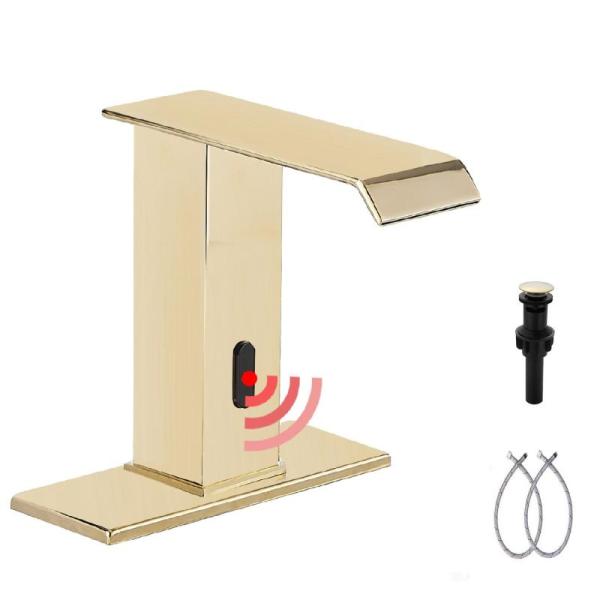 Home Improvement - 	YBlucklly Automatic Sensor Touchless Gold Sink Faucets, Gutuwellea Cabinet Handles - MSRP $10,908