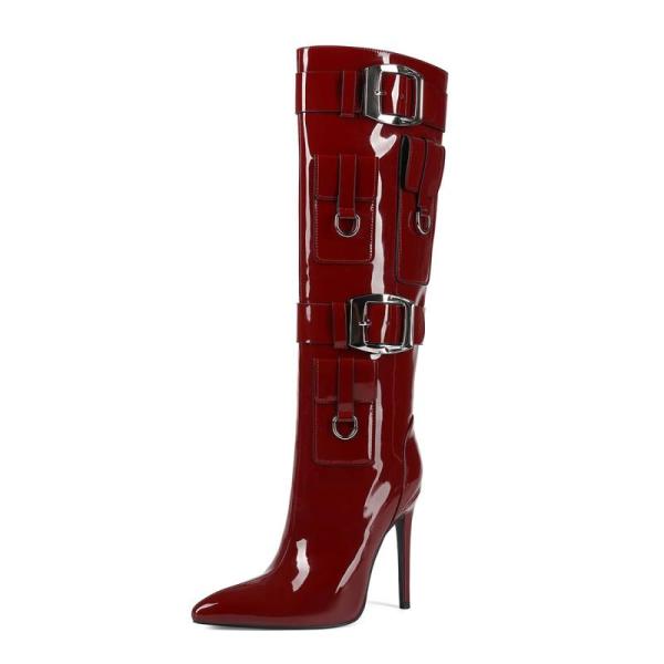 Shoes - Pomoxikn Knee High Boots Women Stiletto Heels, Pomoxikn Knee High Boots Square Toe & Pointed Toe - MSRP $1,345