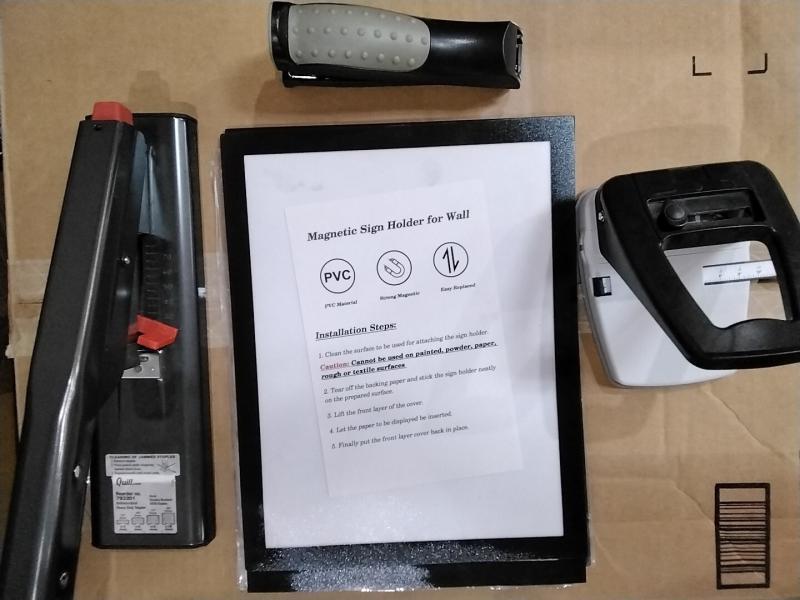 Parcel of Assorted Office Supplies