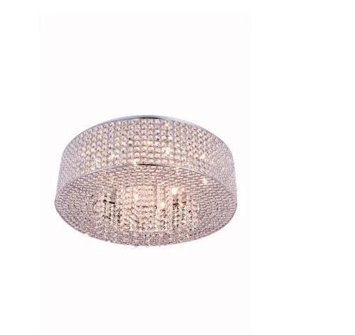 Elegant Lighting V2914F24C/RC Drum Ceiling Fixture - MSRP $972