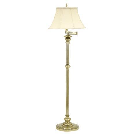 House of Troy N604-AB Floor Swing Arm Lamp - MSRP $488