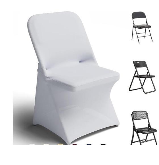 Trlyc Spandex Folding Chair Covers, Magnetic White Board Dry Erase Board, Jigsaw 1500pcs Puzzle Table - MSRP $1,928