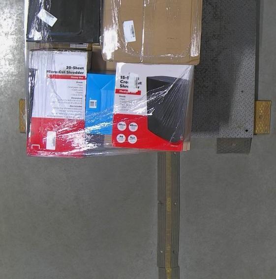 Electronics - Epson 80" Projector Screen, 150-Sheet Multi-Media Shredder, Avanti Countertop Microwave - MSRP $3,178