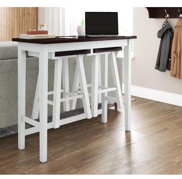 Furniture - Bryna Particle Board 42in Kitchen Prep Table, Eleanor Boucle Accent Chair & More - MSRP $2,067
