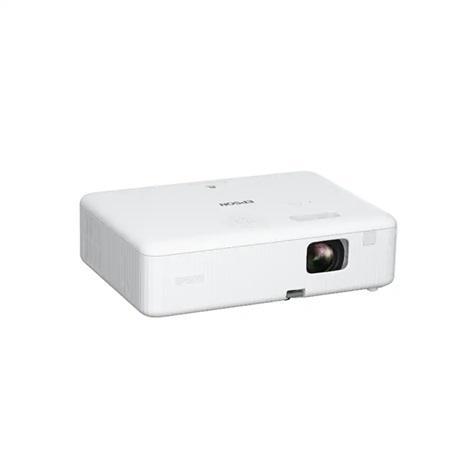 A Grade - Epson EpiqVision Flex CO-W01 Portable Projector, 3-Chip 3LCD, Built-in Speaker, White - MSRP $329
