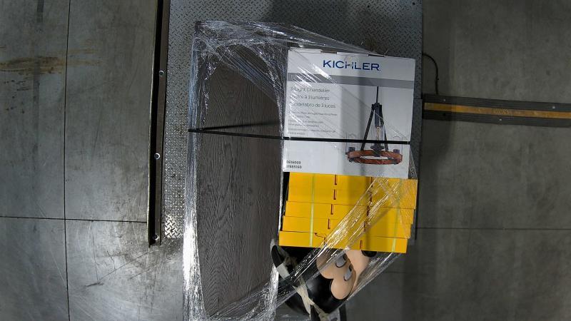 Allen+Roth 53inW Sedona Free Standing Flat Electric Fireplace, Holiday Living Animatronic 65.6in Elf - MSRP $2,600