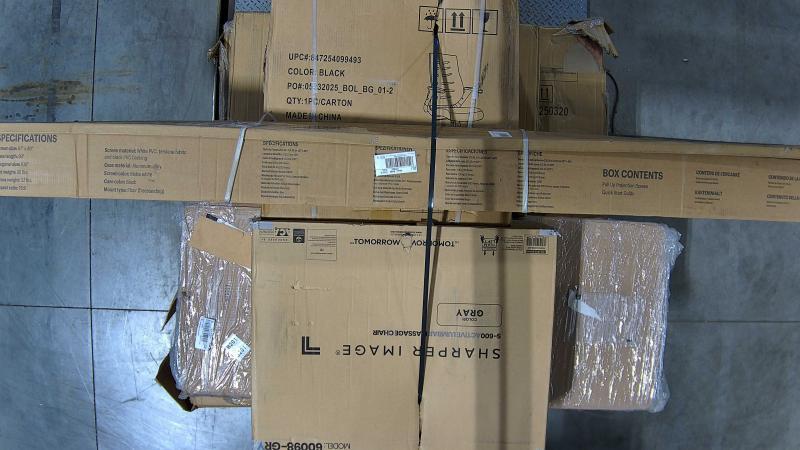 General Merch - La-Z-Boy Arcadian Desk Chair, Wood Folding Table, Sit/Stand Workstation - MSRP $3,868