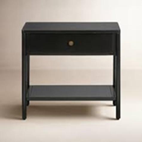Furniture - Birch Lane Acer Iron End Table with Storage, Mercer41 Modern Minimalist Nightstand - MSRP $3,773
