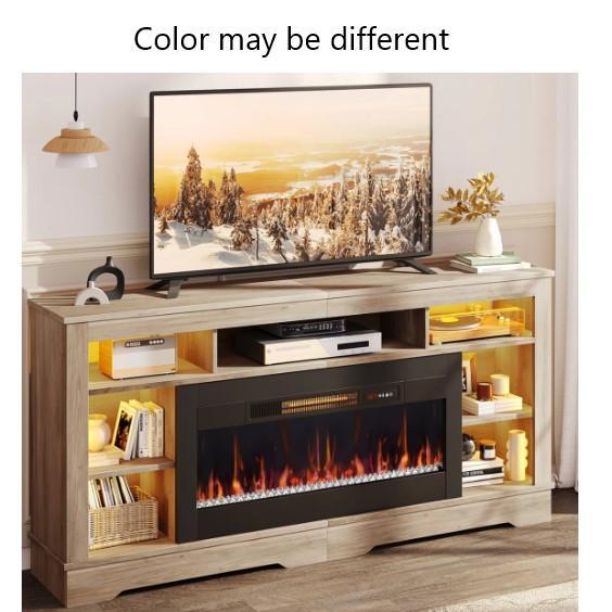 Furniture - Benigno Fireplace TV Stand, Ebern Designs Writing Desk, Kaviyon Dining Table - MSRP $2,600