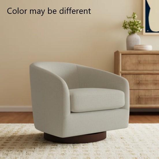 Furniture - Bennett Barrel Chair, Bocanegra Folding Sofa Bed Ottoman, Lorant Swivel Stool - MSRP $1,784