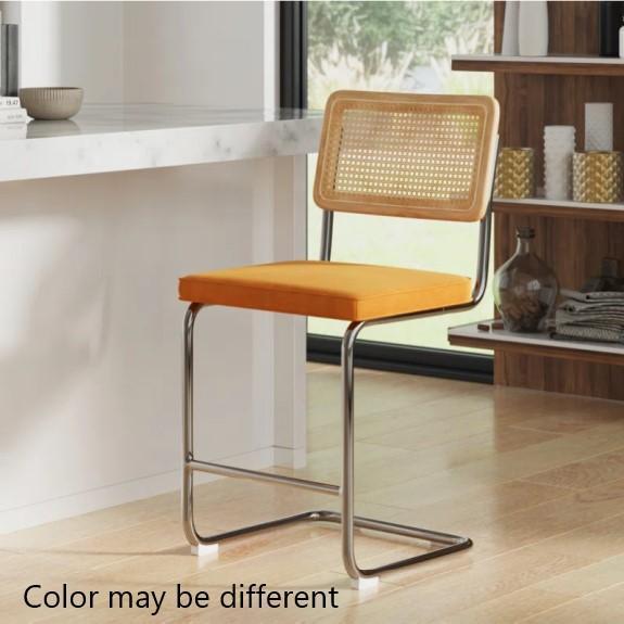 Home Decor - Walsh Velvet Counter Stool, Tuscany Porcelain Tile, Vonceal Medicine Cabinet - MSRP $2,519