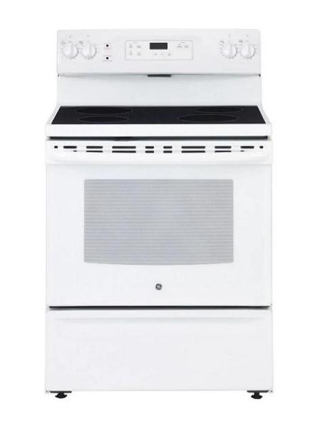 Appliances - GE JCB630DKWW 30" Free-Standing Electric Range - MSRP $745