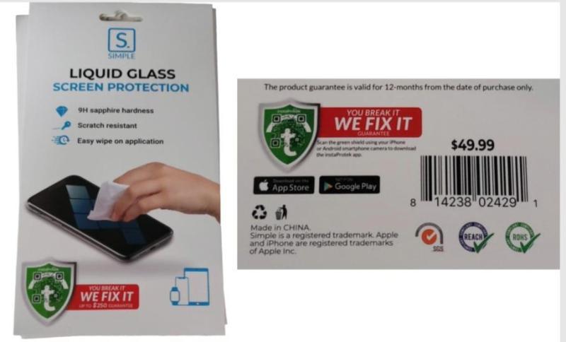 9K Simple Liquid Glass for Phones, Tablets & Watches MSRP 449,910