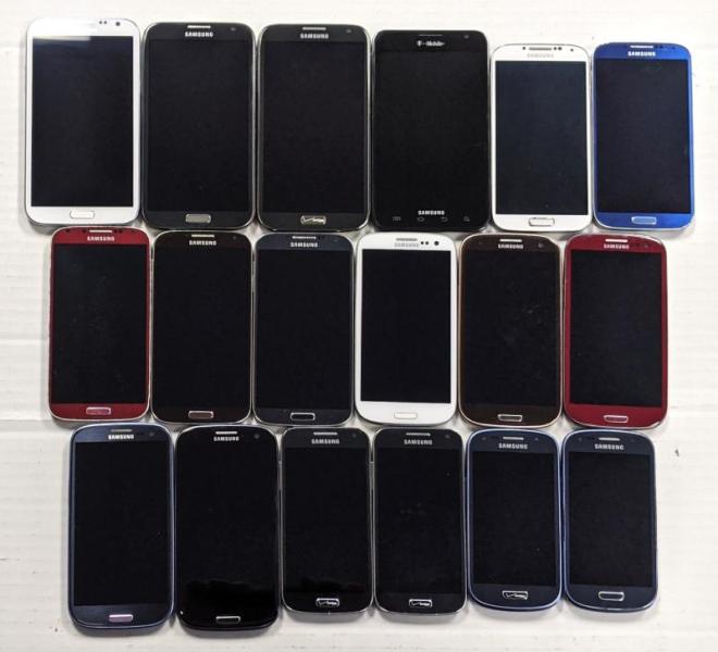"Samsung Galaxy Mega 2, Note 2, S4, S3, & More, 62 Units, MSRP $37,290