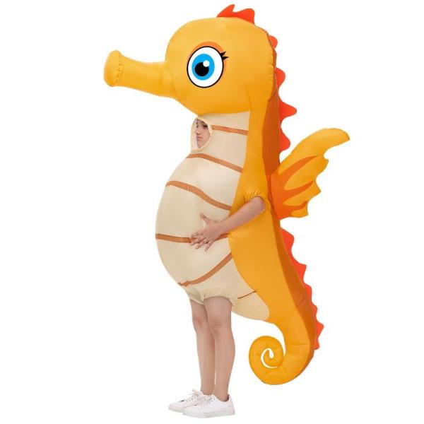 Toy- Spinosaurus Inflatable Seahorse Costume for Kids Inflatable Christmas Costume Blow Up- MSRP $16,028