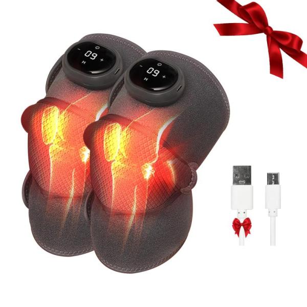 Health & Beauty - Cordless Knee Massager, Mulittea Mullein Drops, Plant-Based Heat Therapy Wraps - MSRP $7,006