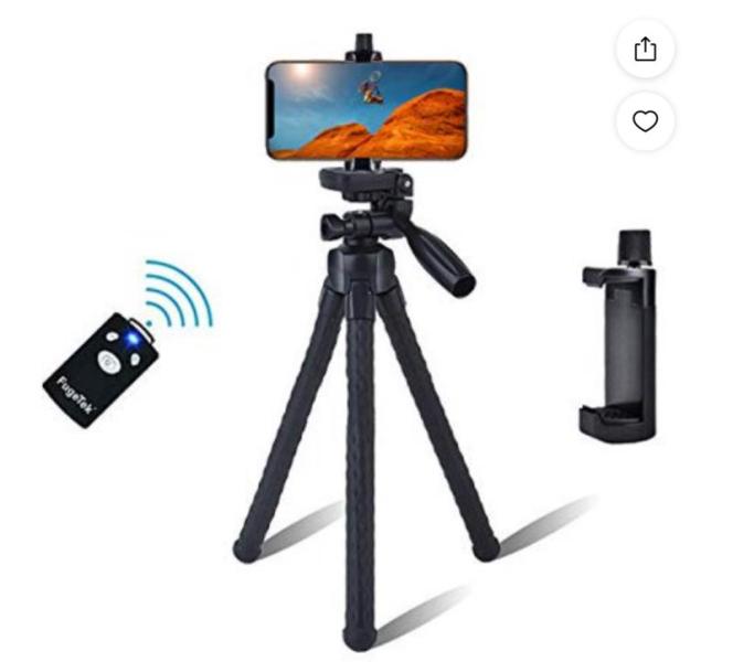 Fugetek Flexible Legs Camera & Phone Stand Holder Tripod