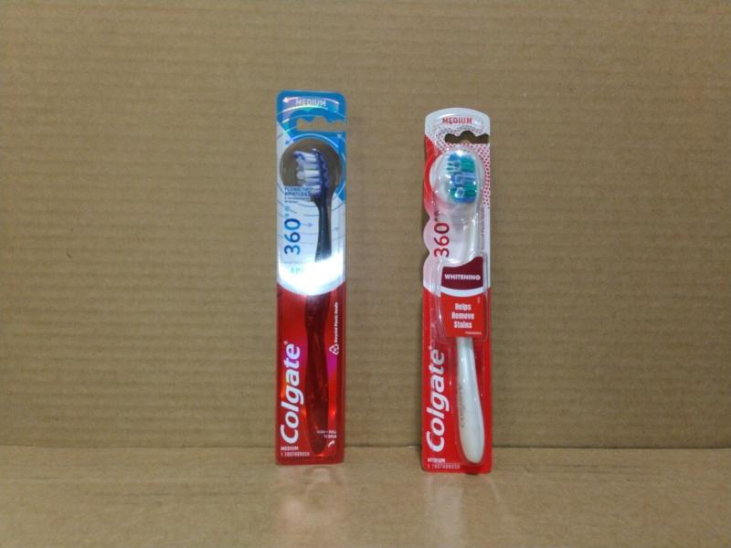 Pallet of Colgate 360 Medium Toothbrushes - MSRP $37,258
