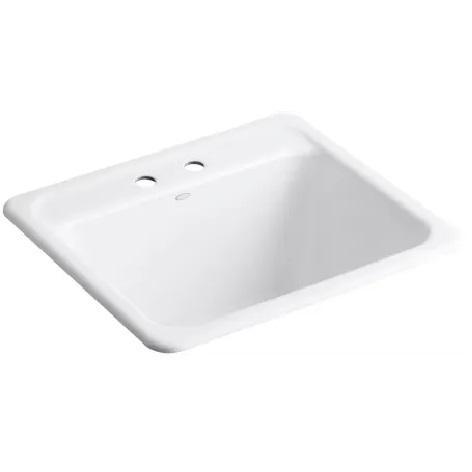 Kohler K-19017-2-0 Cast Iron Utility Sink - MSRP $798