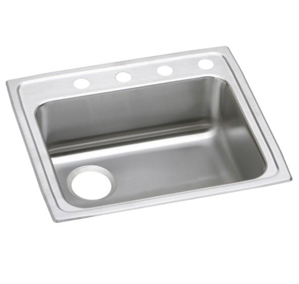 Elkay Gourmet 25" Single Basin Drop in Stainless Steel Kitchen Sink - MSRP $875