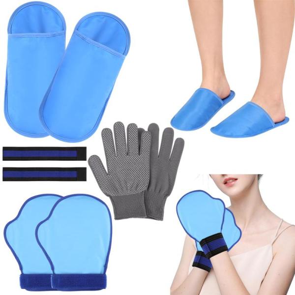 Drugstore- One Size Cold Therapy Gloves & Foot Ice Pack Slippers, Heated Shoulder Wrap with Massager - MSRP $3,407