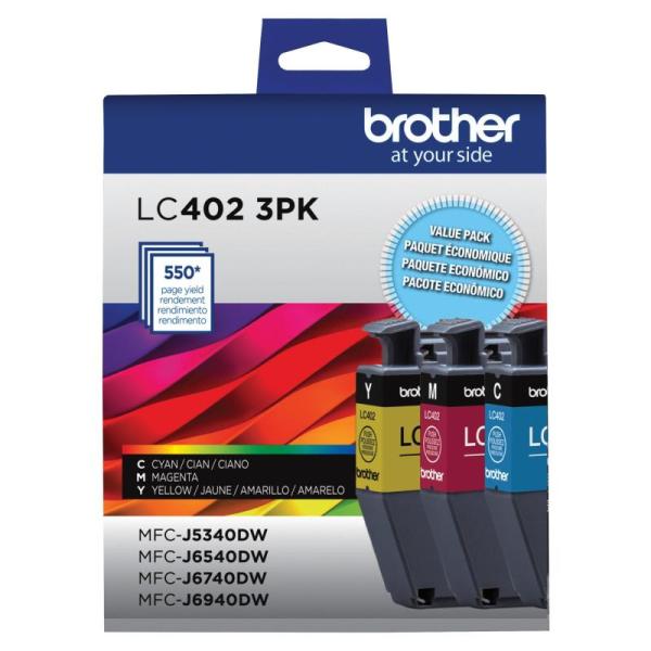 Office Product-Brother Genuine High Yield Color Ink Cartridge, LC2033PKS, Replacement Color Ink Three  - MSRP $1,795