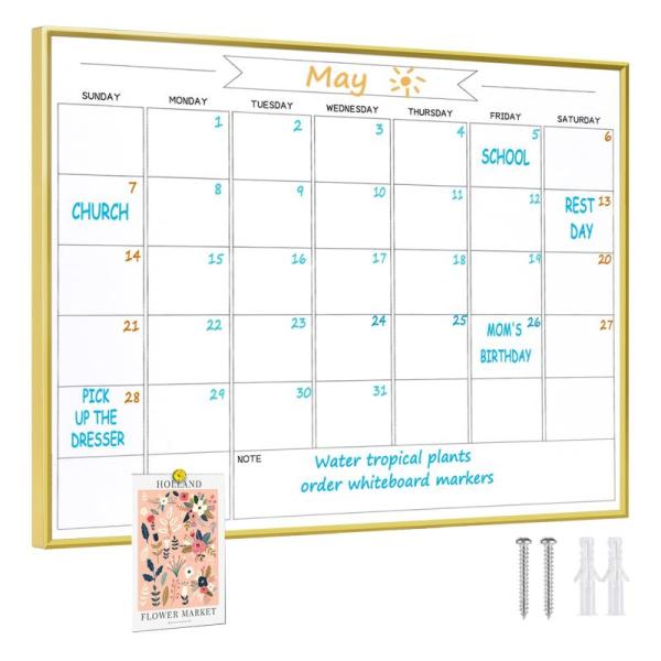 Amazon Clearance - Office Products - Dry Erase Monthly Calendar Whiteboards & Flower Scrapbook - MSRP $2,187