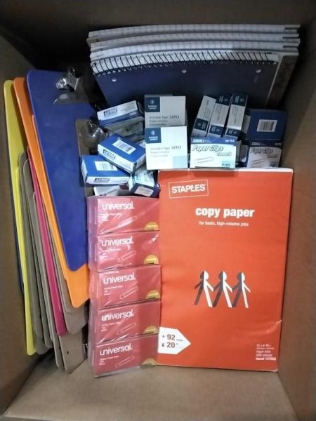 Parcel of Assorted Office Supplies