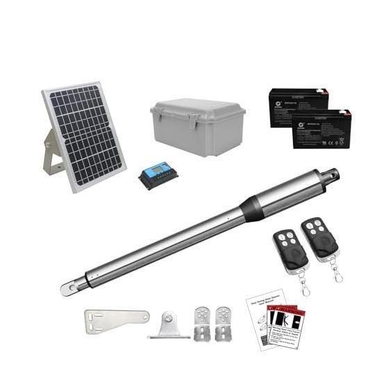 Jujiang Solar Gate Opener, Barrina Plant Stand, All-Clad Cast Iron Plancha Grill - MSRP $2,372