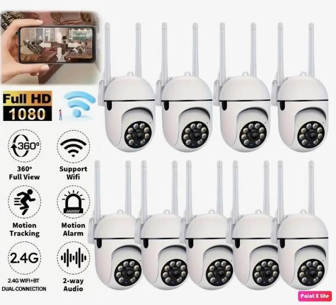 New 50set -3MP Wireless Wi-Fi Security Cameras with Motion Detection