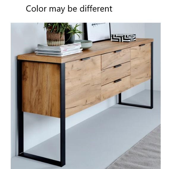 Furniture - Massena Executive Desk, Draylen Sideboard, Anias Fireplace TV Stand - MSRP $3,067