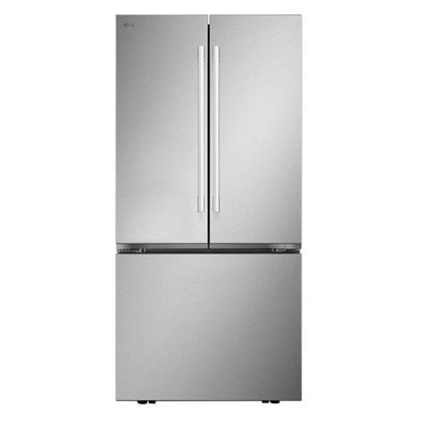 Appliances - LG LF21G6201S 33" W 21 cu. ft. Counter-Depth 3-Door French Door MAX Refrigerator- MSRP $1,695