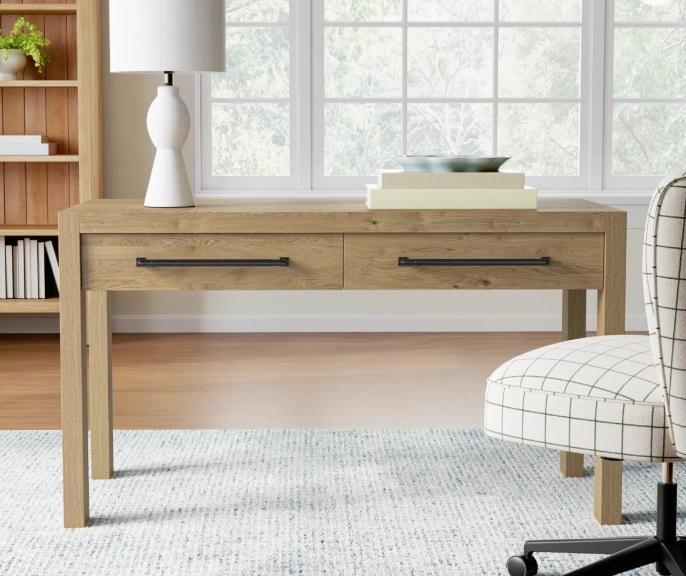 Furniture - Writing Desk, Jonetta 39" Vintage Candle Chandelier, Hudson Linen Upholstered Side Chair - MSRP $2,709