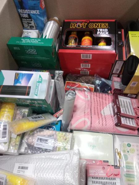 General Merch - iENVY False Eyelashes, Athletic Works Weight Lifting Belt, Dog Party Hat - MSRP $946