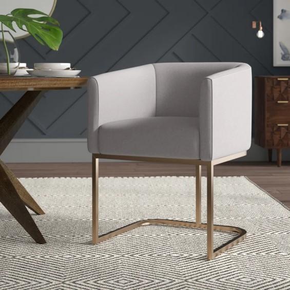 Furniture - Orchid Velarde Armchair, Gilman Electric Standing Desk, 2-Drawer Nightstand - MSRP $1,835