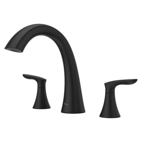 Home Improvement - Pfister Weller Roman Bathtub Faucet, AULEEND Shower Slide Bar Handheld Shower Head - MSRP $1,087