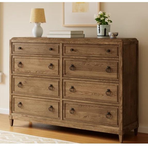 Truckload - Housewares - Hayes 8-Drawer Dresser, Accime 72" Chenille Rolled Arm Loveseat, Givonni Desk - MSRP $36,878