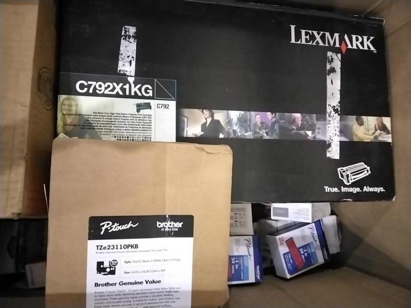 Electronics - Lexmark Toner Cartridge, Epson Document Scanner, Ring Video Doorbell - MSRP $1,365