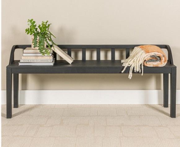 Furniture - Rowena Interiors Williamsburg Mango Wood Bench, Ebern Designs Modern L-Shaped Sofa - MSRP $2,551