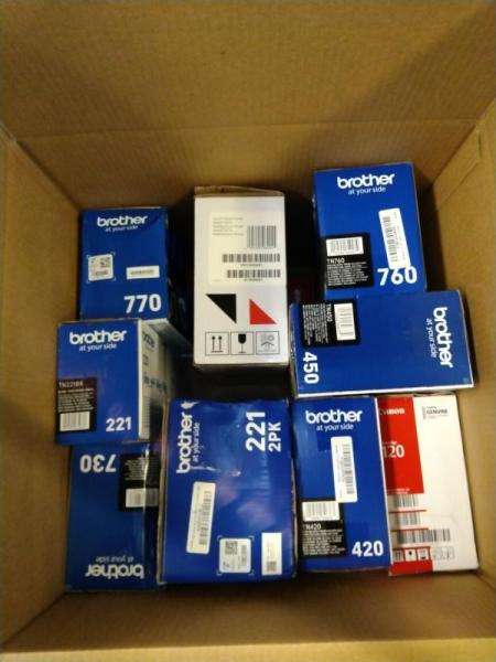 Printer Ink & Toner - Canon, Brother, Dell, Epson, Lexmark, HP - MSRP $2,304