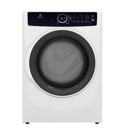 Appliances - Electrolux ELFE743CAW 8.0 Cu. Ft. Front Load Electric Dryer - MSRP $894